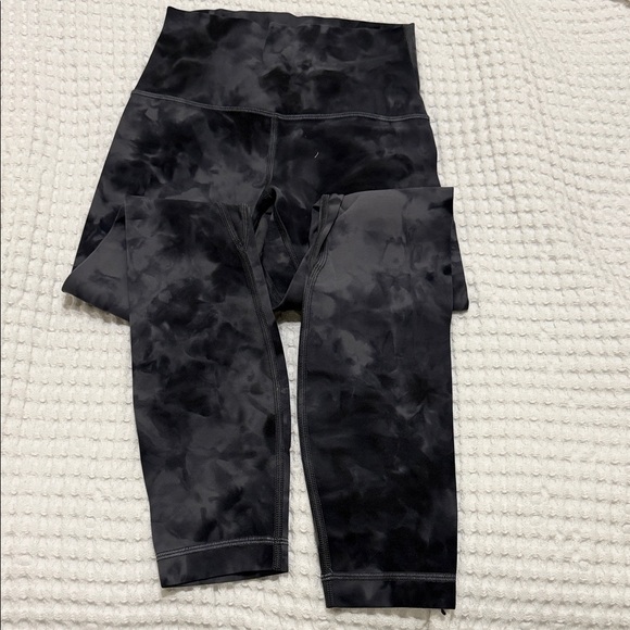 lululemon athletica Pants - Lululemon Athletica Black & Grey Leggings